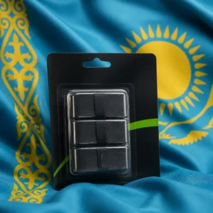 fitness classes for mental wellness — Prince Dura Pro Plus Tennis Overgrip 3-Pack composed with the national flag of Kazakhstan