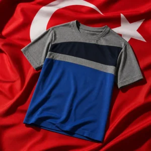 Flagler Village cardiovascular tennis classes — Sergio Tacchini Affilato Fashion Men's Short Sleeve Tennis Shirt composed with the red Turkish flag bearing a white star and crescent