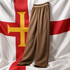 Flagler Village cardiovascular tennis clinics — Sergio Tacchini Amara Women's Track Pants composed with the red and gold flag of Guernsey