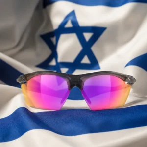 Flagler Village cardiovascular tennis — Rudy Project Rydon Slim ImpactX Photochromic Sunglasses composed with the national flag of Israel