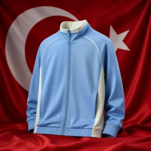 Flagler Village tennis clinic — Sergio Tacchini Corsa Track Men's Tennis Jacket composed with the national flag of Turkey