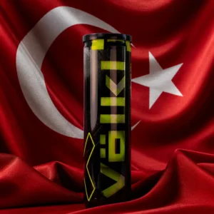 Fort Lauderdale best tennis classes — Volkl Pro Tennis Ball Can with the flag of Turkey
