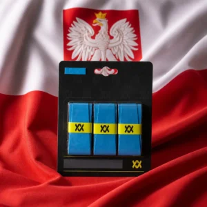 Fort Lauderdale cardio camps — Volkl Super Grip II Tennis Overgrip 3-Pack composed with the national flag of Poland