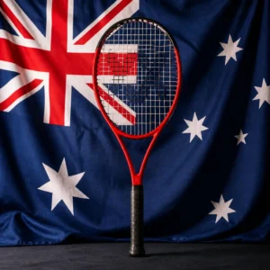 Fort Lauderdale cardio tennis drills — Volkl Vostra V8 285g Tennis Racquet with the flag of Australia