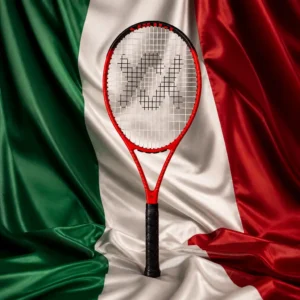 Fort Lauderdale cardio tennis fitness — Volkl Vostra V8 300g Tennis Racquet with the flag of Italy