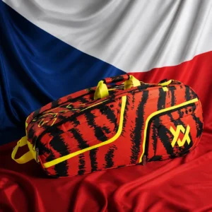 Fort Lauderdale cardio tennis near me — Volkl Zebra Mega Tennis Bag composed with the flag of the Czech Republic, its blue triangle and red-and-white stripes