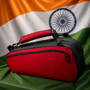 Fort Lauderdale cardiovascular tennis camps — Wilson Clash V2 Super Tour Tennis Bag with the flag of India