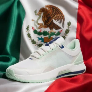 Fort Lauderdale cardiovascular tennis drills — Wilson Intrigue Tour Clay Women's Tennis Shoes with the flag of Mexico