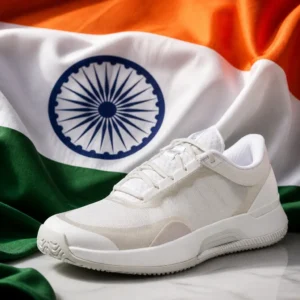 Fort Lauderdale cardiovascular tennis instruction — Wilson Intrigue Tour Women's Tennis Shoes with the flag of India