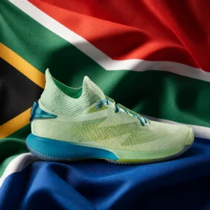 Fort Lauderdale cardiovascular tennis lesson — Wilson KAOS Rapide SFT LE Women's Tennis Shoes with the flag of South Africa