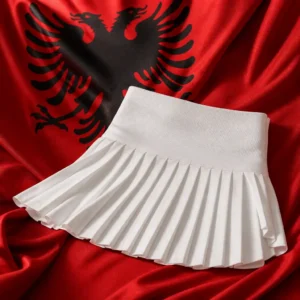Fort Lauderdale cardiovascular tennis sessions — Wilson Midtown Wrap Women's Tennis Skirt with the flag of Albania