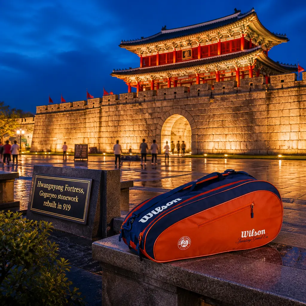 Fort Lauderdale evening cardio tennis lessons — Wilson Roland Garros Team Tennis Bag at Hwangnyong Fortress, Goguryeo stonework rebuilt in 919, Nampo