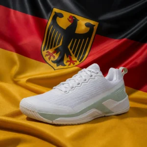 Fort Lauderdale evening tennis lessons — Wilson Rush Pro 4.5 Women's Tennis Shoes with the flag of Germany