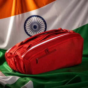 Fort Lauderdale fast paced tennis lessons — Wilson Super Tour Tennis Bag with the flag of India