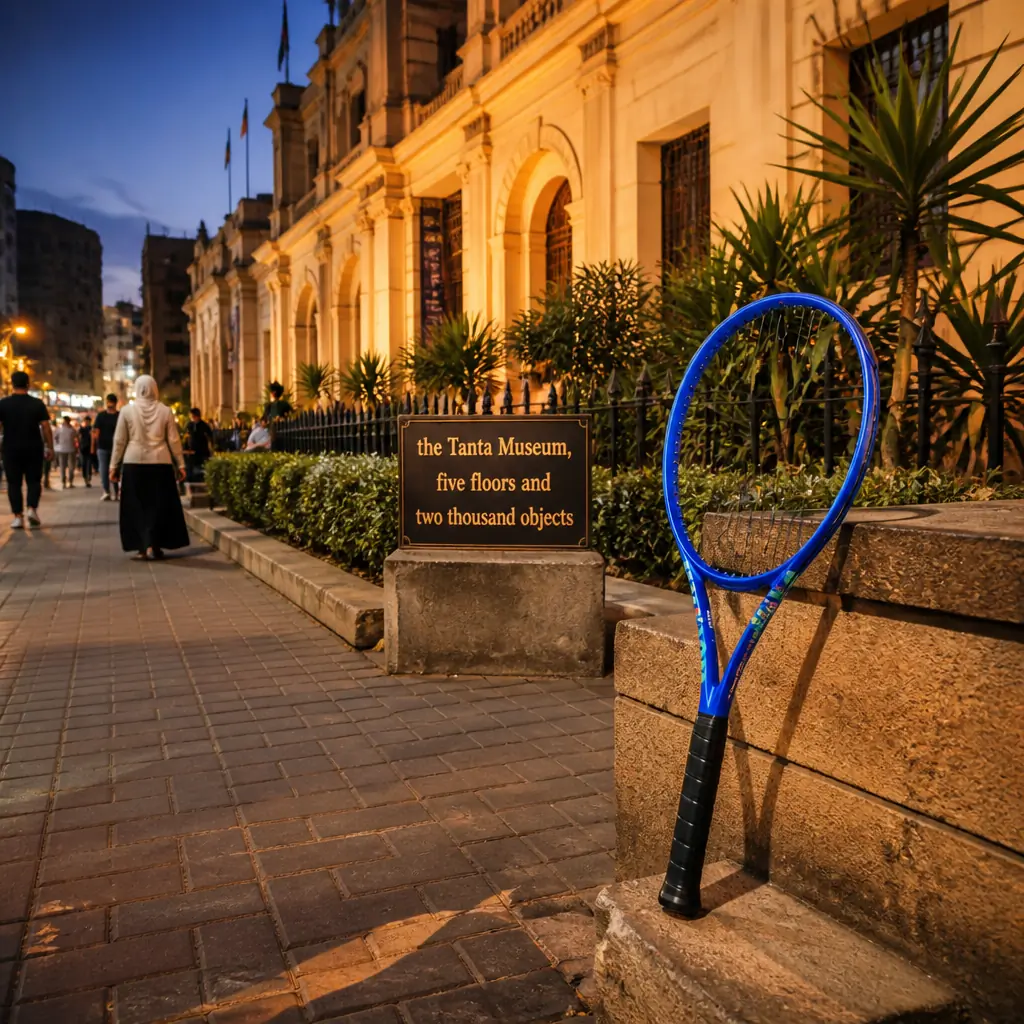 Fort Lauderdale fun tennis class — Wilson Ultra 100 V5 at the Tanta Museum, Tanta