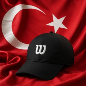 Fort Lauderdale group cardio tennis — Wilson Ultra Light Women's Tennis Hat composed with the flag of Turkey against a clean background