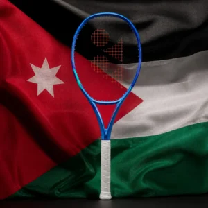 Fort Lauderdale high energy cardio tennis classes — Yonex Ezone 100 SL with the flag of Jordan