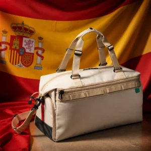 Fort Lauderdale high energy cardio tennis lessons — Yonex Gearlogic Tennis Boston Bag with the flag of Spain