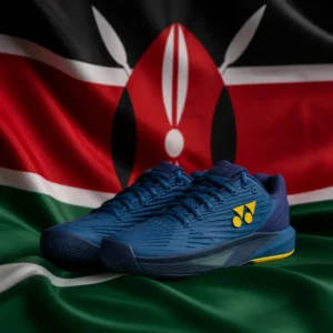 Fort Lauderdale intermediate cardiovascular tennis classes — Yonex Power Cushion Eclipsion 5 Men's Tennis Shoes with the flag of Kenya