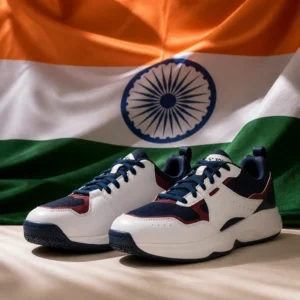 Fort Lauderdale intermediate cardiovascular tennis clinic — Yonex Power Cushion Pro-Move Classic Men's Tennis Shoes with the flag of India