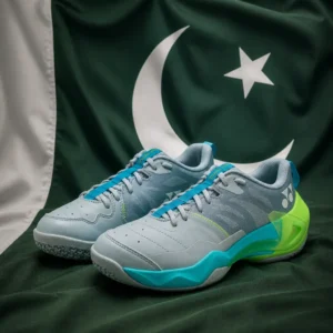 Fort Lauderdale junior cardio tennis clinic — Yonex Subaxia GT Women's Tennis Shoes composed with the flag of Pakistan