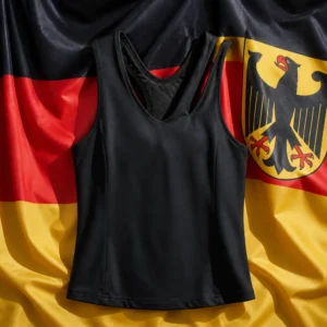 Fort Lauderdale kids cardio tennis class — Yonex Women's Tank Top with Sports Bra composed with the flag of Germany