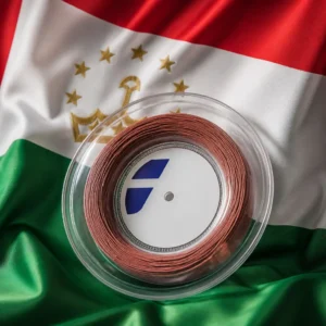 Fort Lauderdale themed cardio tennis session — Babolat RPM Soft 17g Tennis String Reel arranged with the national flag of Tajikistan