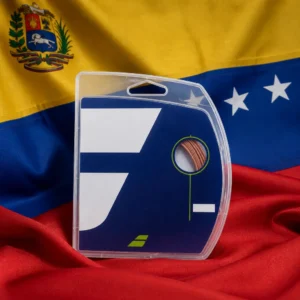Fort Lauderdale themed cardio tennis sessions — Babolat RPM Soft 17g Tennis String Set composed with the national flag of Venezuela