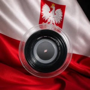 Fort Lauderdale themed cardiovascular camps — Dunlop Explosive Bite 16g Tennis String Reel composed with the national flag of Poland