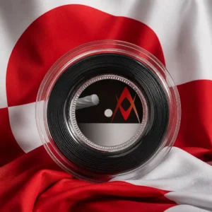 Fort Lauderdale themed cardiovascular program — Volkl Cyclone Tour 16g Tennis String Reel composed with the flag of Greenland