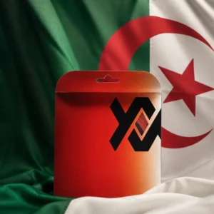 Fort Lauderdale themed cardiovascular programs — Volkl Cyclone Tour 16g Tennis String Set composed with the national flag of Algeria