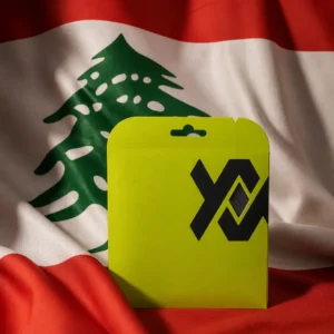 Fort Lauderdale themed cardiovascular tennis clinic — Volkl Power Fiber II 17g Tennis String Set composed with the red, white, and green Lebanese flag
