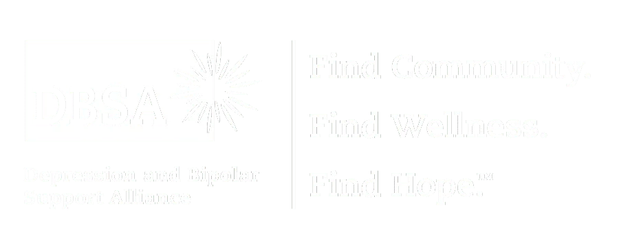 Official logo of Depression and Bipolar Support Alliance, a mental health charity supported by the themed cardio tennis clinics of Fort Lauderdale