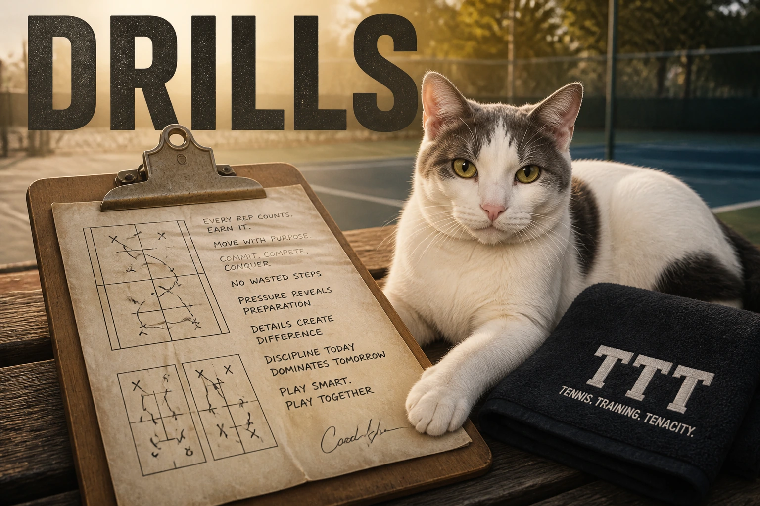DRILLS overlay heading